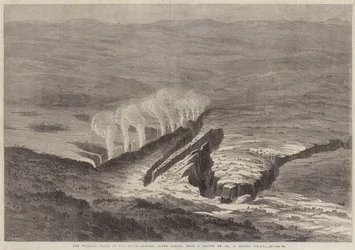 Die Victoriafälle des Sambesi-Flusses, Südafrika